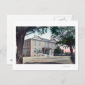 Außenansicht der Grammar SchoolRedding, CA Postkarte (Vorne/Hinten)