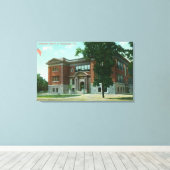 Außenansicht der Grammatik 2 Leinwanddruck (Insitu (Holzboden))