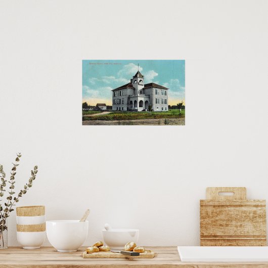 Außenansicht der Grammatik 2 Poster (Küche)