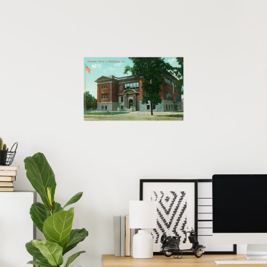 Außenansicht der Grammatik Poster (Heimbüro)