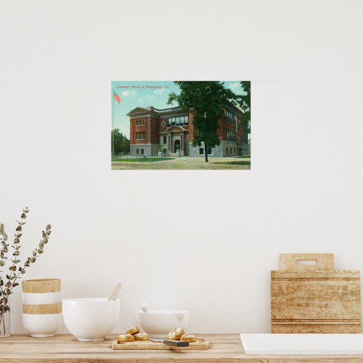 Außenansicht der Grammatik Poster (Küche)