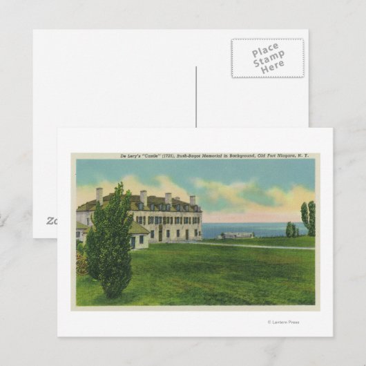 Außenansicht der Großen Trunk-Bahn Postkarte (Vorne/Hinten)