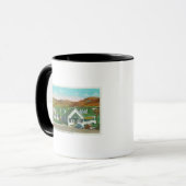 Außenansicht der grünen Hütte � Tasse (Vorderseite Links)