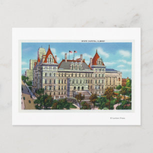 Außenansicht der Hauptstadt des Staat Postkarte