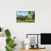 Außenansicht der Kadetten und des Fitnessraums Poster (Heimbüro)