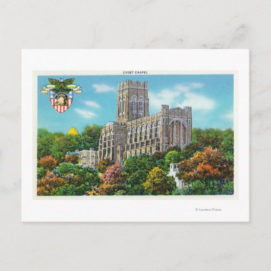 Außenansicht der Kapelle Cadet Postkarte (Vorderseite)