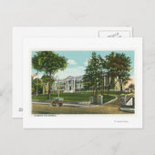 Außenansicht der Kingston High School Postkarte (Vorne/Hinten)