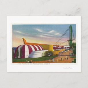 Außenansicht der Lebensmittel- und Agrarblende Postkarte