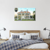 Außenansicht der Longfellow-Zuhause # 2 Leinwanddruck (Insitu (Schlafzimmer))