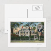 Außenansicht der Longfellow-Zuhause Postkarte (Vorne/Hinten)