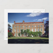 Außenansicht der Low Middleton Hall Postkarte (Vorne/Hinten)
