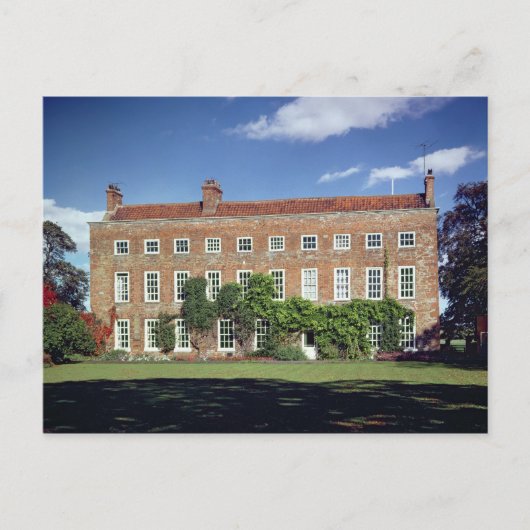 Außenansicht der Low Middleton Hall Postkarte (Vorderseite)
