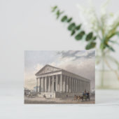 Außenansicht der Madeleine, Paris Postkarte (Stehend Vorderseite)