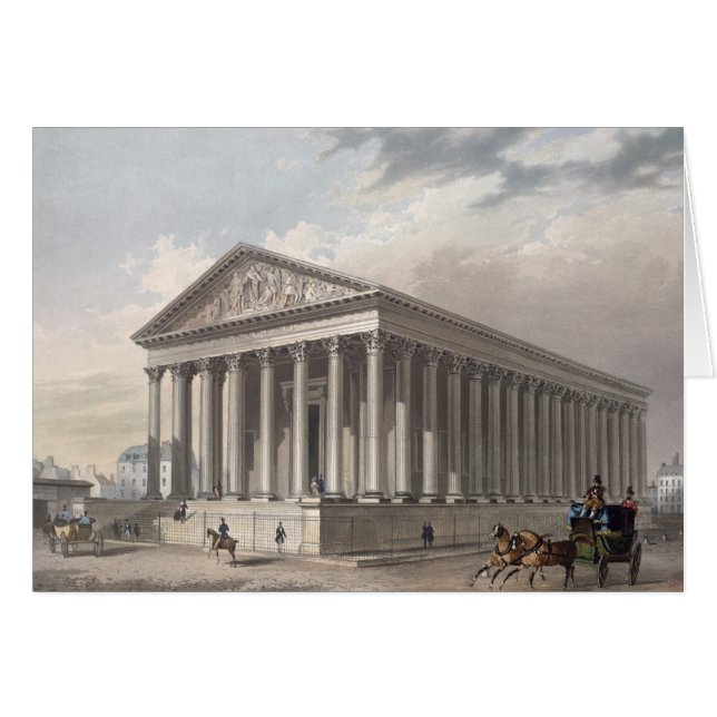 Außenansicht der Madeleines, Paris (Vorderseite (Horizontal))