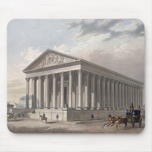 Außenansicht der Madeleines, Paris Mousepad (Vorne)