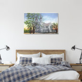 Außenansicht der Marienkirche Leinwanddruck (Insitu (Schlafzimmer))