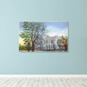 Außenansicht der Marienkirche Leinwanddruck (Insitu (Holzboden))