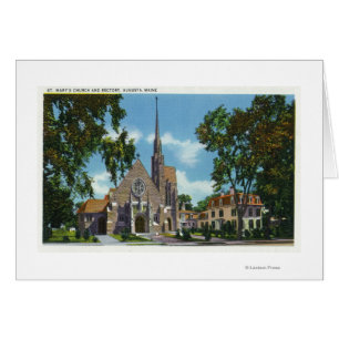 Außenansicht der Marienkirche und der Kirche