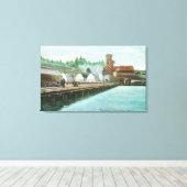 Außenansicht der Melter Leinwanddruck (Insitu (Holzboden))