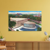 Außenansicht der Musikhalle von Kleinhan Leinwanddruck (Insitu (Wohnzimmer))