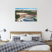 Außenansicht der Musikhalle von Kleinhan Leinwanddruck (Insitu (Schlafzimmer))