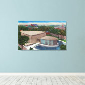 Außenansicht der Musikhalle von Kleinhan Leinwanddruck (Insitu (Holzboden))