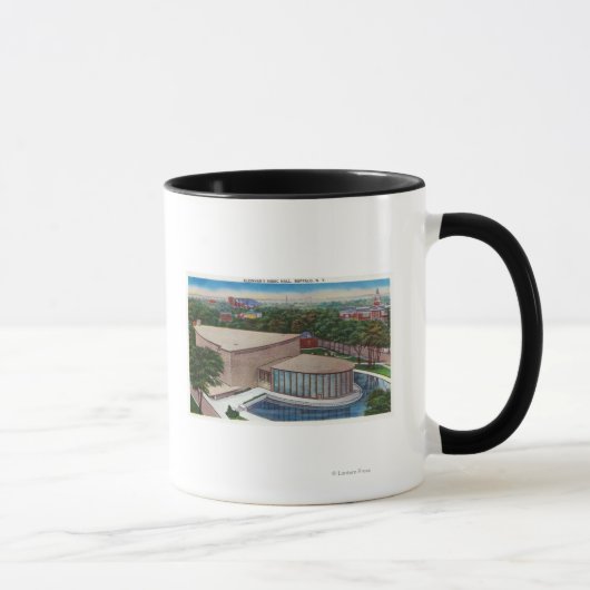 Außenansicht der Musikhalle von Kleinhan Tasse (Rechts)
