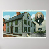 Außenansicht der Nathaniel Hawthorne Poster (Vorne)