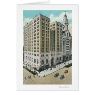 Außenansicht der nationalen Sparkasse