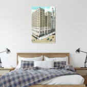 Außenansicht der nationalen Sparkasse Leinwanddruck (Insitu (Schlafzimmer))