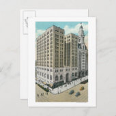 Außenansicht der nationalen Sparkasse Postkarte (Vorne/Hinten)