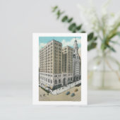 Außenansicht der nationalen Sparkasse Postkarte (Stehend Vorderseite)