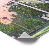 Außenansicht der neuen Hochschule Napa, CA Poster (Ecke)