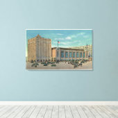 Außenansicht der Nordstation Leinwanddruck (Insitu (Holzboden))