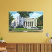 Außenansicht der Norton-Gedächtnishalle Leinwanddruck (Insitu (Wohnzimmer))