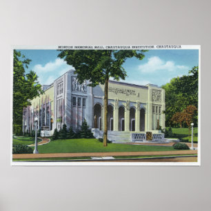 Außenansicht der Norton-Gedächtnishalle Poster