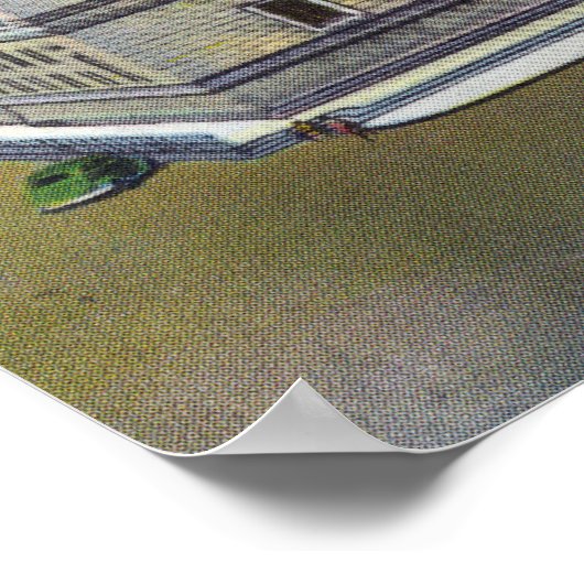 Außenansicht der öffentlichen Bibliothek Poster (Ecke)