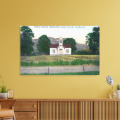 Außenansicht der öffentlichen Schule Leinwanddruck (Insitu (Wohnzimmer))