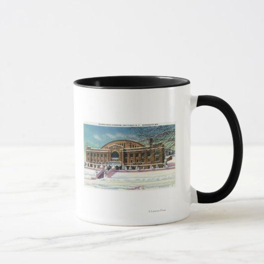Außenansicht der olympischen Arena im Winter Tasse (Rechts)