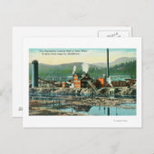 Außenansicht der Panhandle-Lumbermühle Postkarte (Vorne/Hinten)