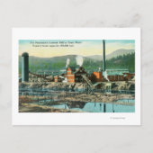 Außenansicht der Panhandle-Lumbermühle Postkarte (Vorderseite)