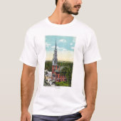 Außenansicht der Park-Straßen-Kirche T-Shirt (Vorderseite)