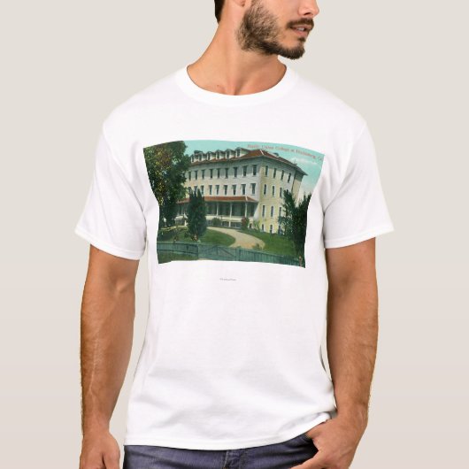 Außenansicht der pazifischen Gewerkschafts-Uni T-Shirt (Vorderseite)