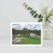 Außenansicht der Pebble Beach Lodge & Postkarte (Stehend Vorderseite)