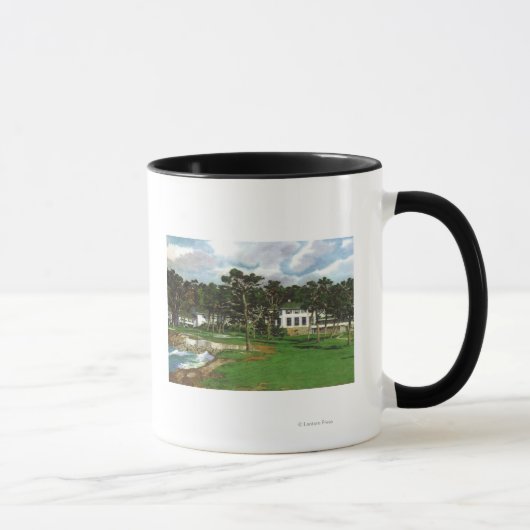 Außenansicht der Pebble Beach Lodge & Tasse (Rechts)