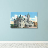 Außenansicht der Post 4 Leinwanddruck (Insitu (Holzboden))