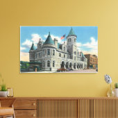 Außenansicht der Post 4 Leinwanddruck (Insitu (Wohnzimmer))