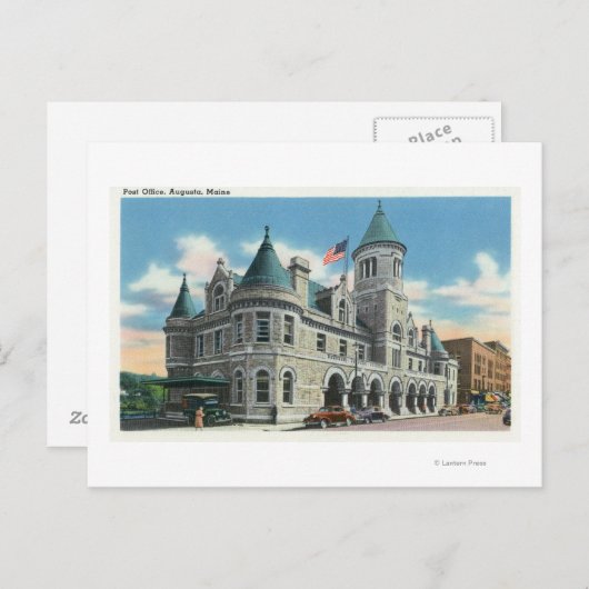 Außenansicht der Post 4 Postkarte (Vorne/Hinten)