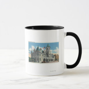 Außenansicht der Post 4 Tasse