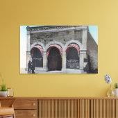 Außenansicht der Post St. Helena Leinwanddruck (Insitu (Wohnzimmer))